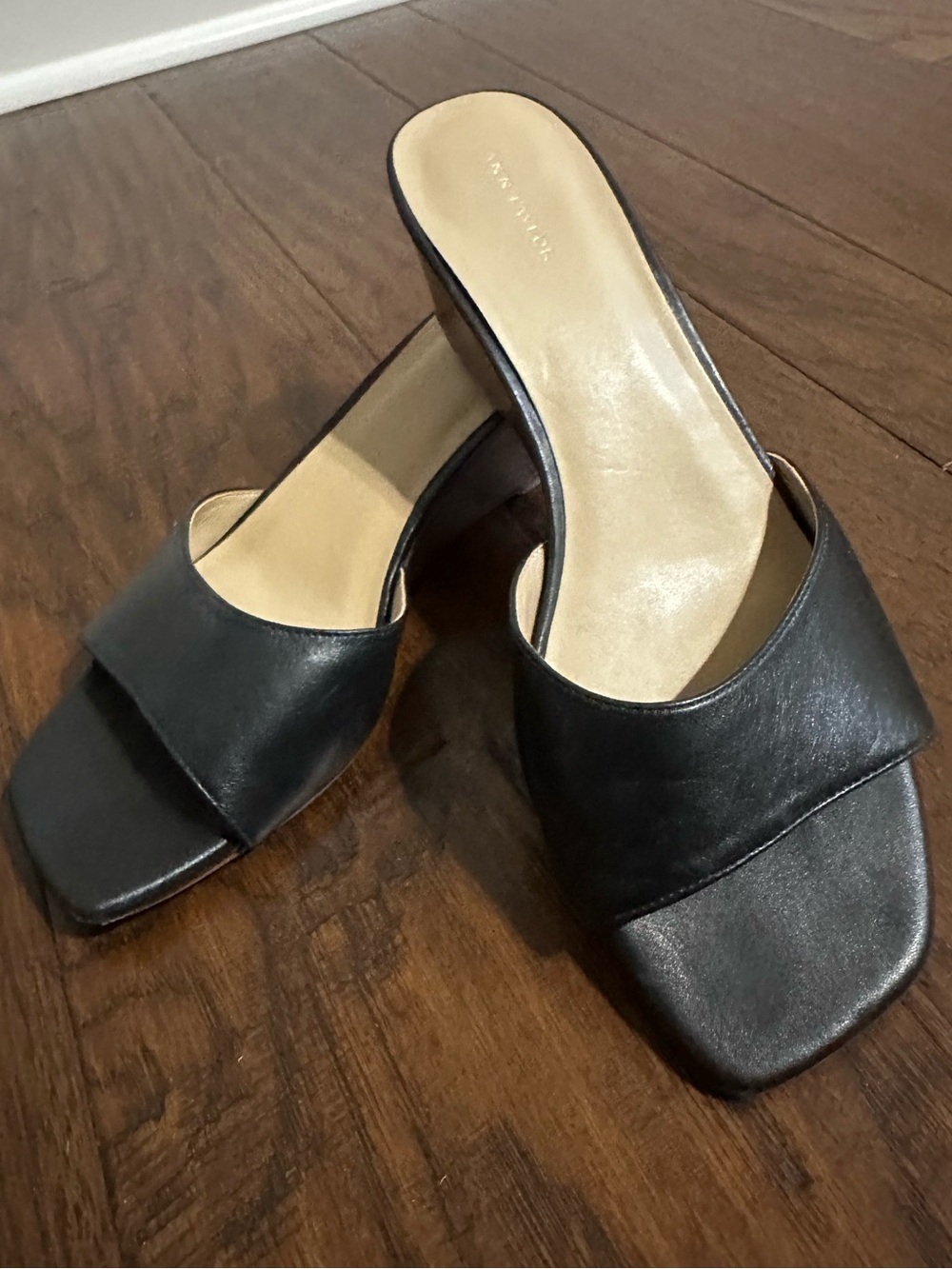 Ann Taylor black wedges
